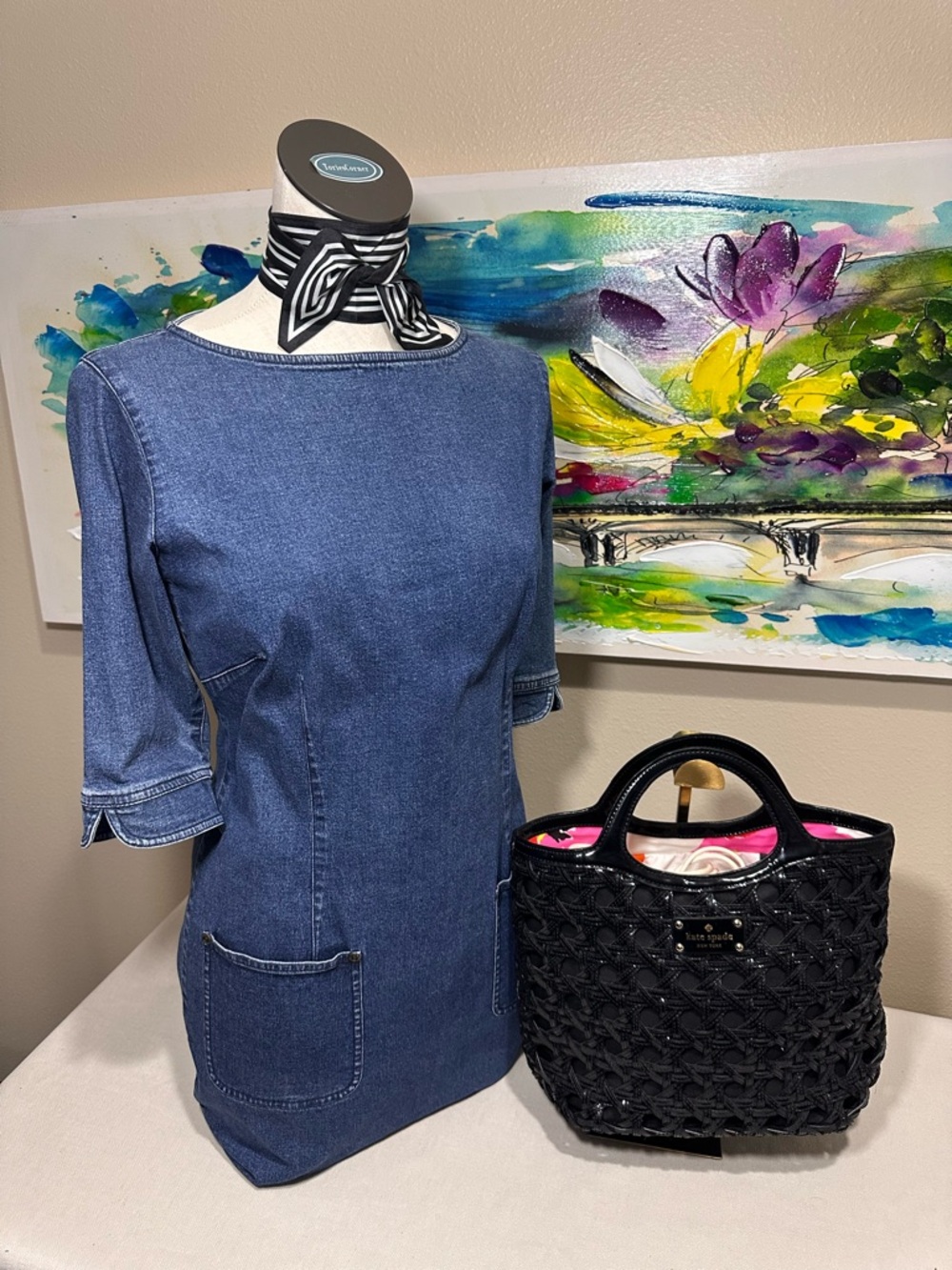 kate spade Black Woven Patent Leather Tote- WKA475284 - Picture 10 of 10